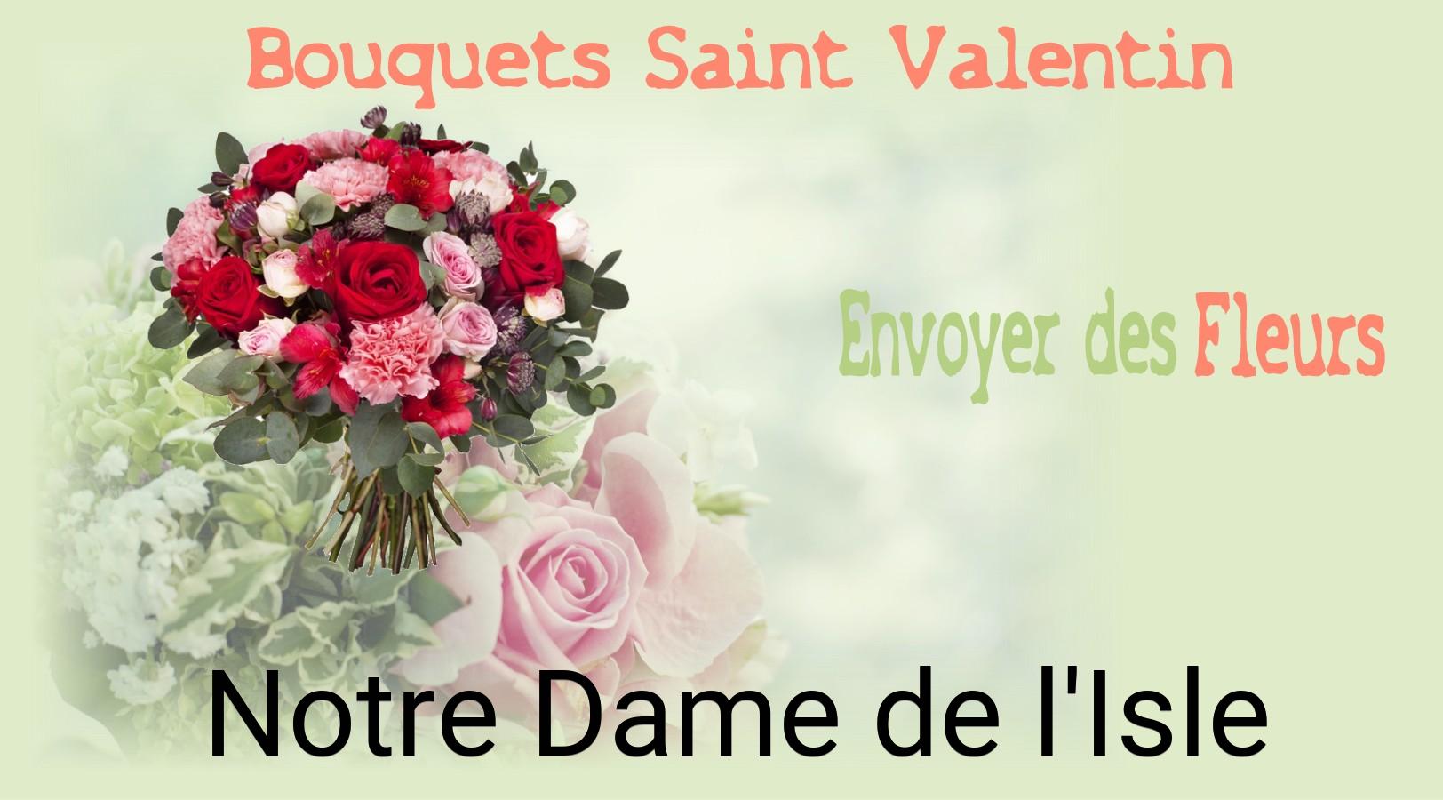 Roses de Saint-Valentin livrées à Notre-Dame-de-l'Isle